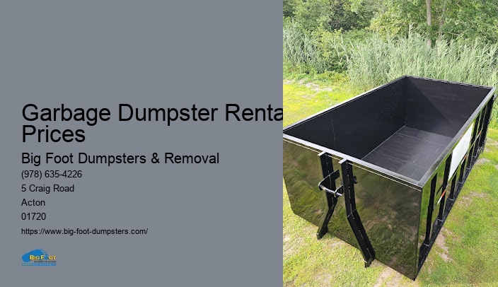 junk dumpster rental near me