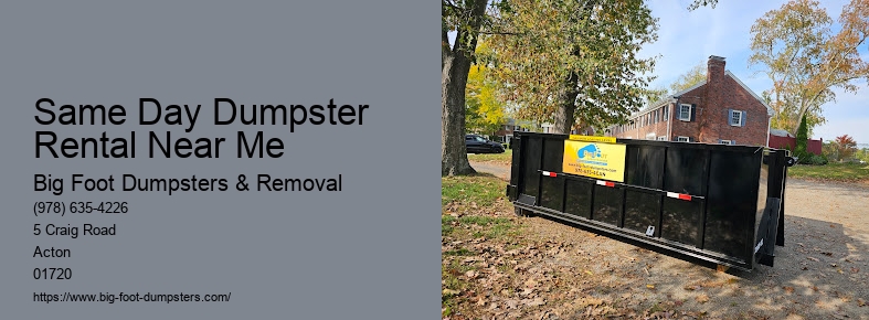 dumpster rental 24 hours