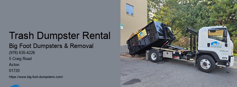 yard debris dumpster rental near me