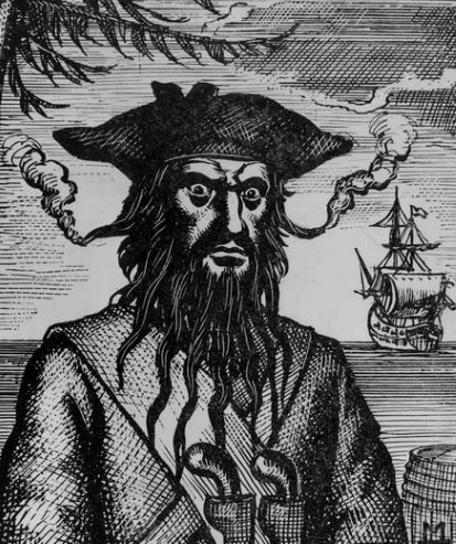 Captain Blackbeard flag