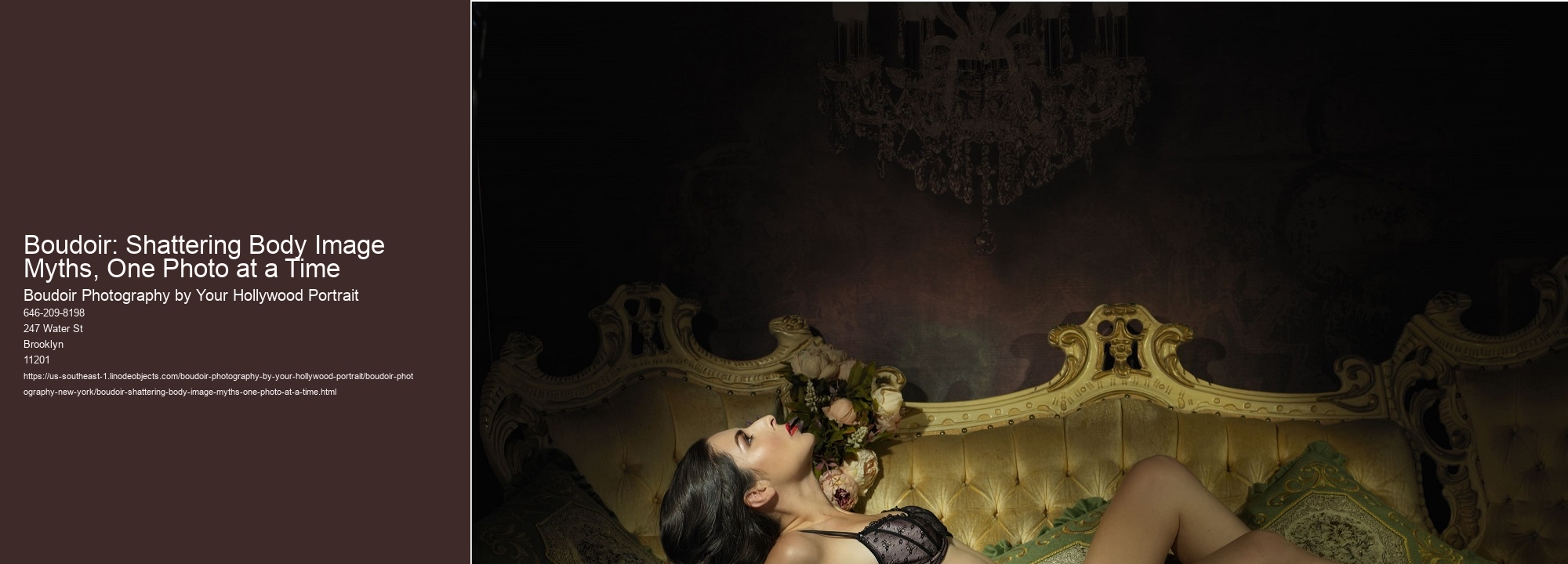 Boudoir: Shattering Body Image Myths, One Photo at a Time