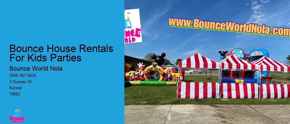Bounce world nola inflatable rentals