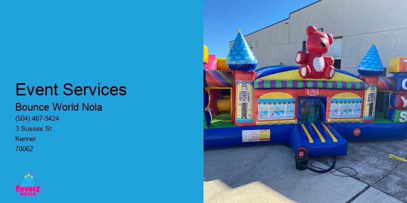 Inflatable bounce house rentals