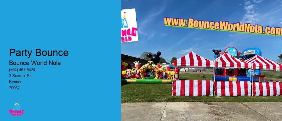 Bounce world nola bounce house rental