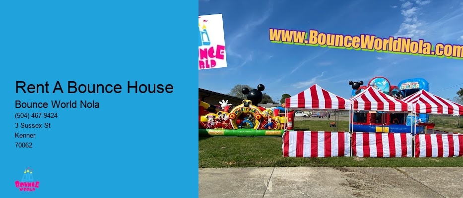 Bounce world nola bounce house rental