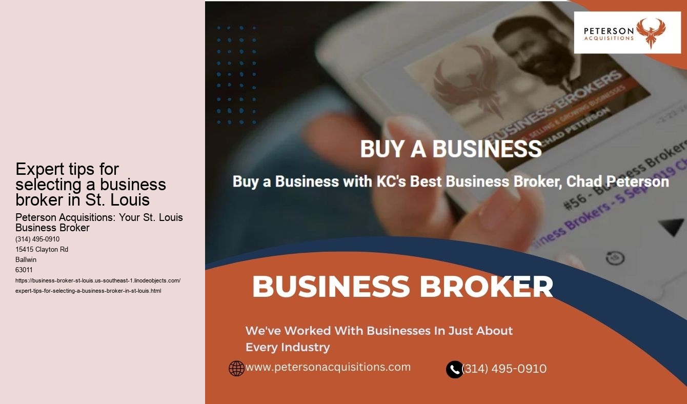 Expert tips for selecting a business broker in St. Louis