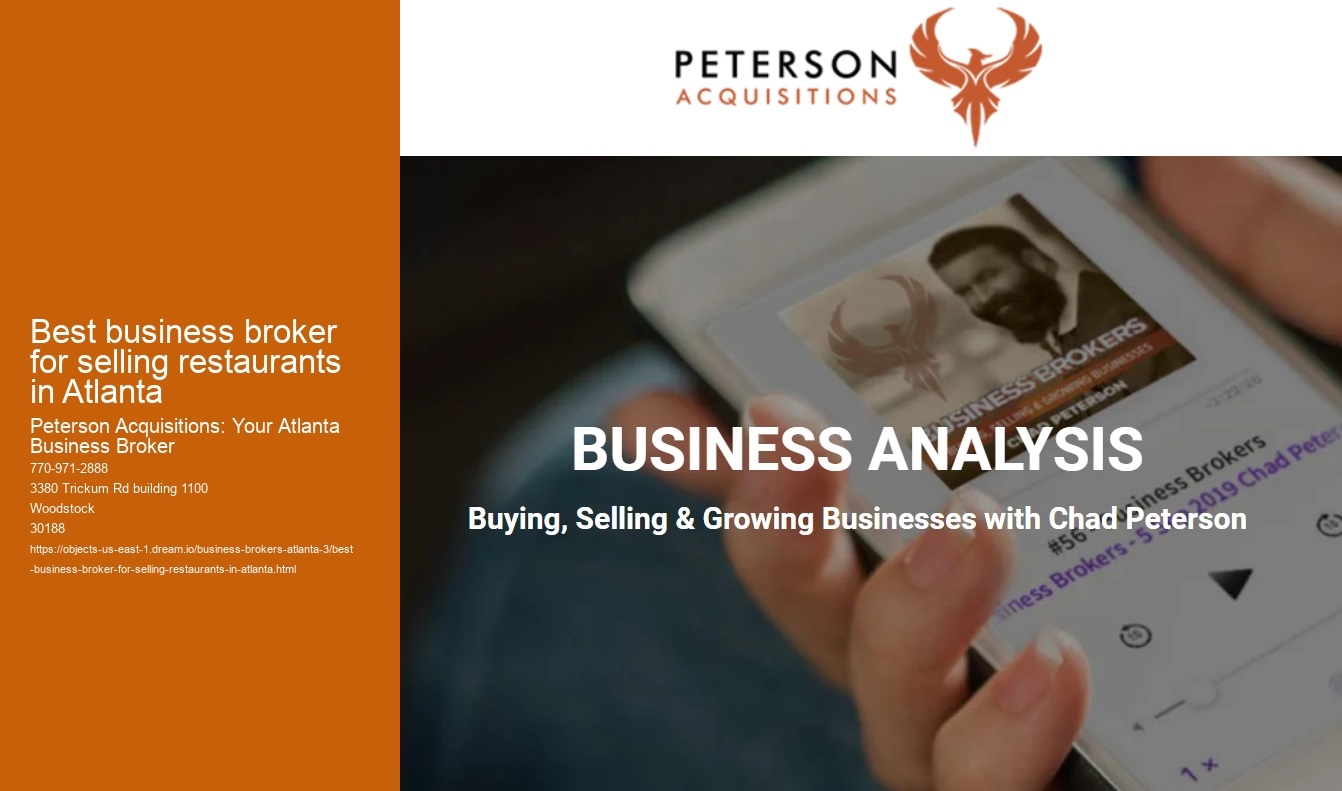 Best business broker for selling restaurants in Atlanta