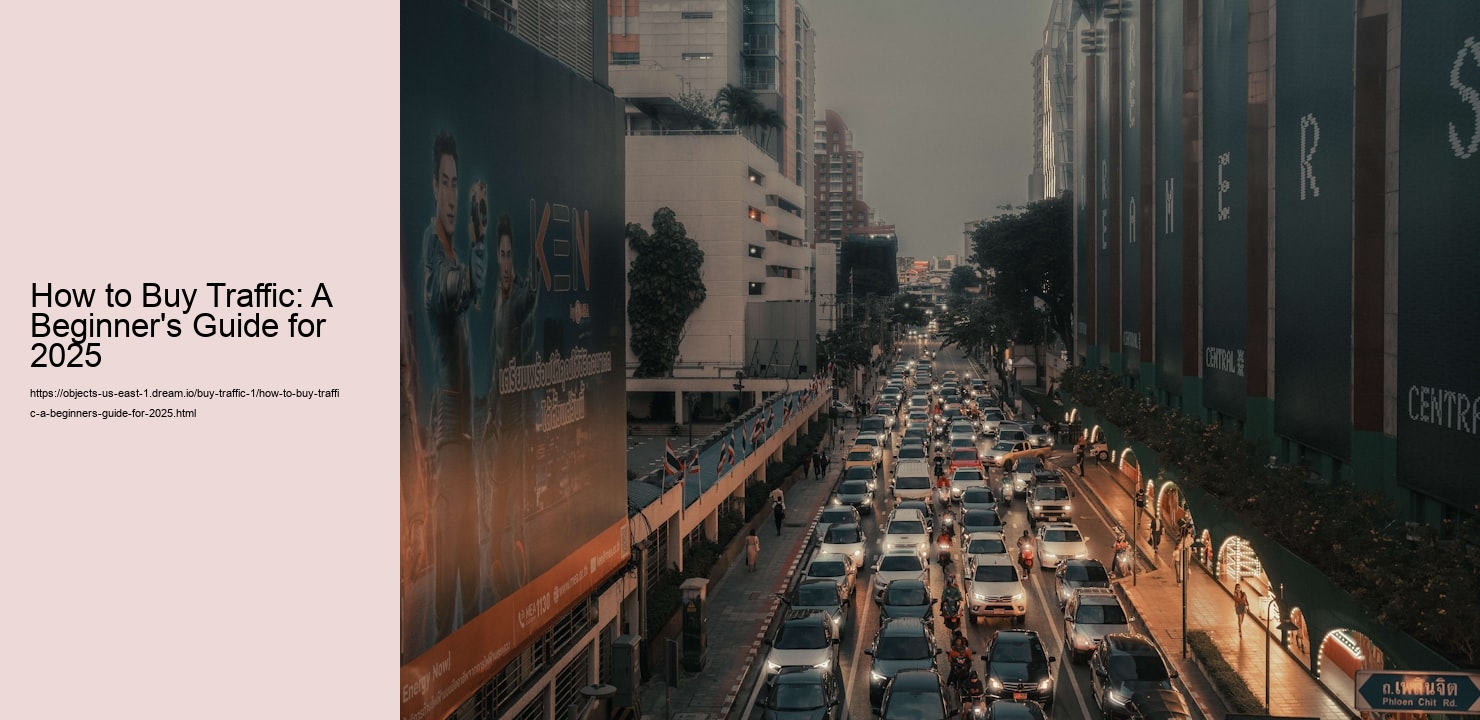 How to Buy Traffic: A Beginner's Guide for 2025