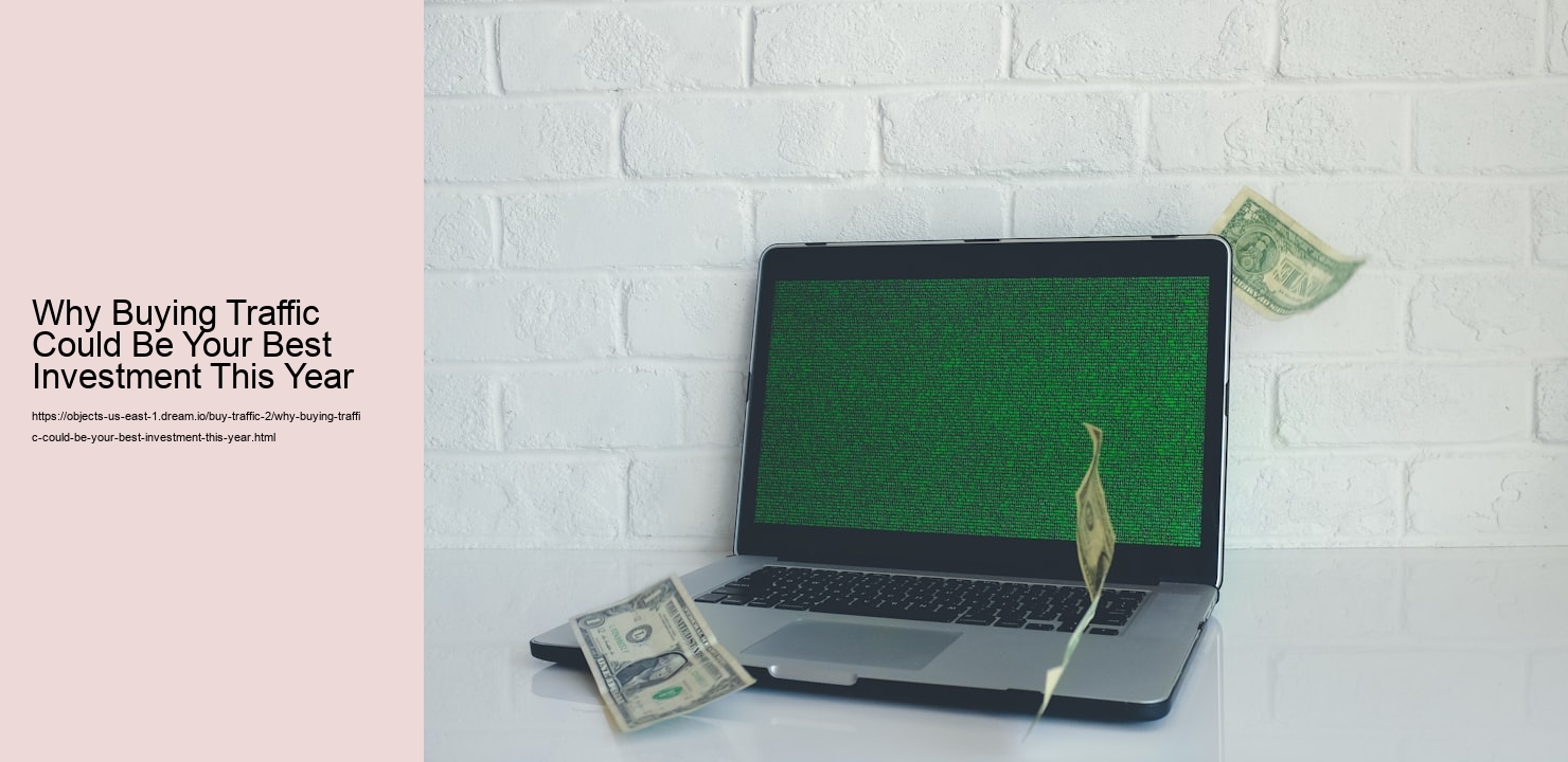 Why Buying Traffic Could Be Your Best Investment This Year
