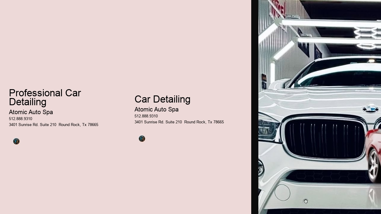 Professional Car Detailing