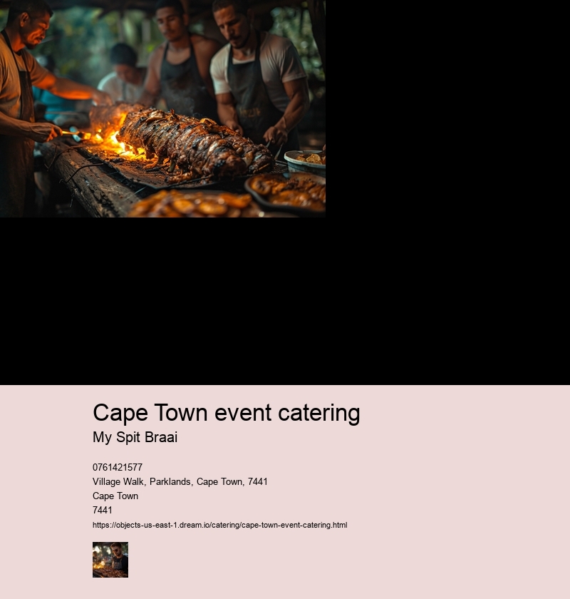Cape Town event catering