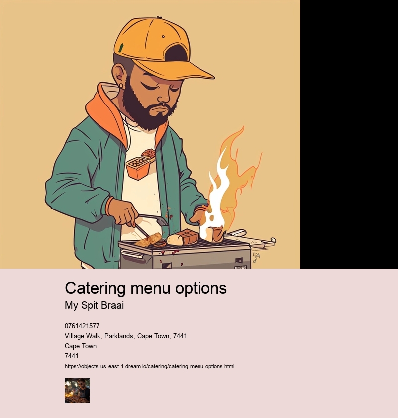 Catering menu options
