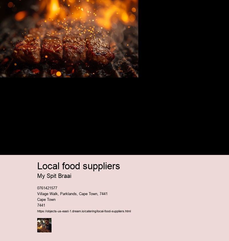 Local food suppliers