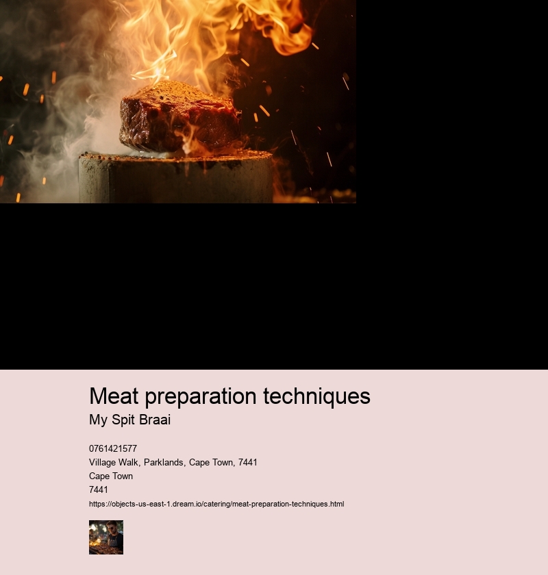 Meat preparation techniques