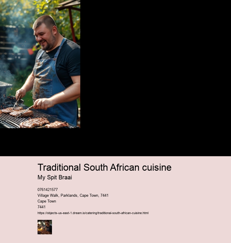Traditional South African cuisine
