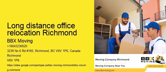 Long distance office relocation Richmond