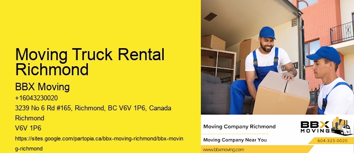 Moving Truck Rental Richmond