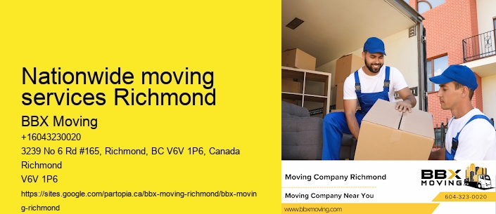 Nationwide moving services Richmond