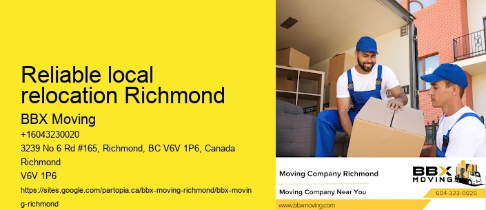 Reliable local relocation Richmond