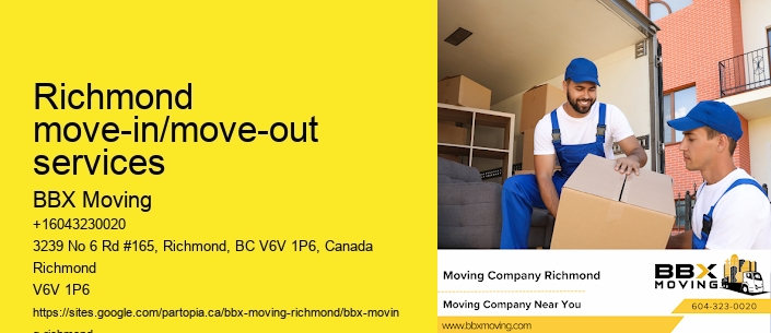 Richmond move-in/move-out services