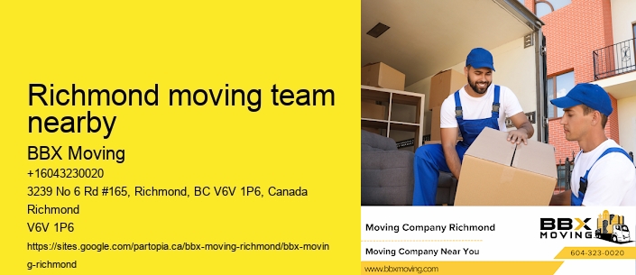 Richmond moving team nearby