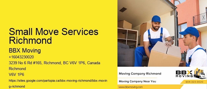 Small Move Services Richmond
