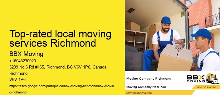 Top-rated local moving services Richmond