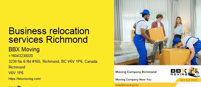 Business relocation services Richmond