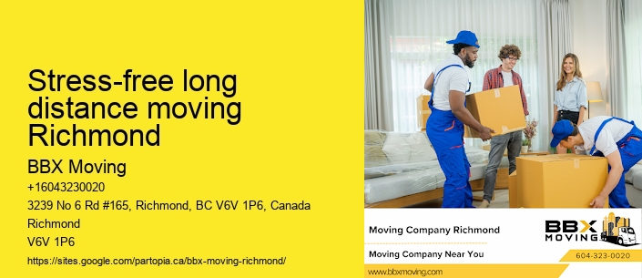 Stress-free long distance moving Richmond