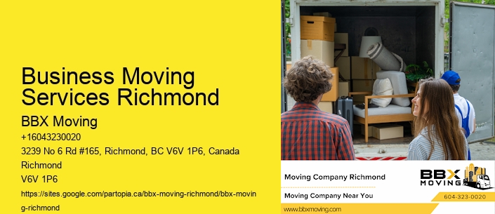 Business Moving Services Richmond