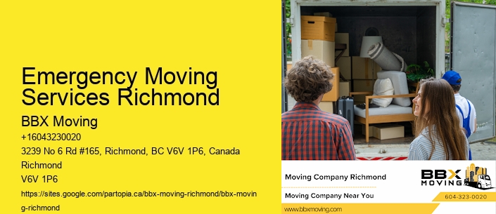 Emergency Moving Services Richmond