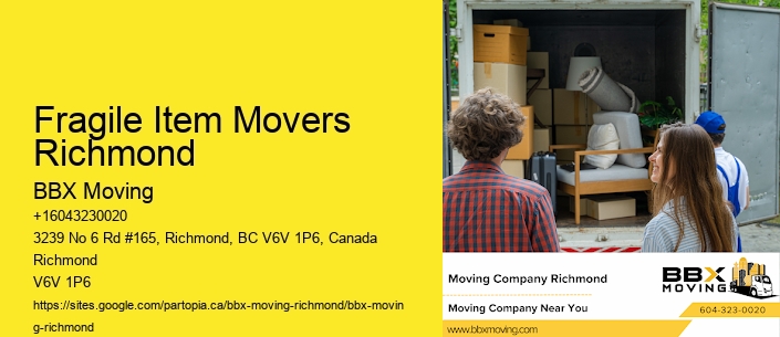 Fragile Item Movers Richmond