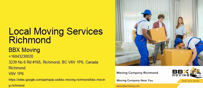 Local Moving Services Richmond