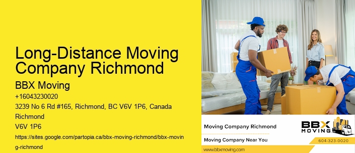 Long-Distance Moving Company Richmond
