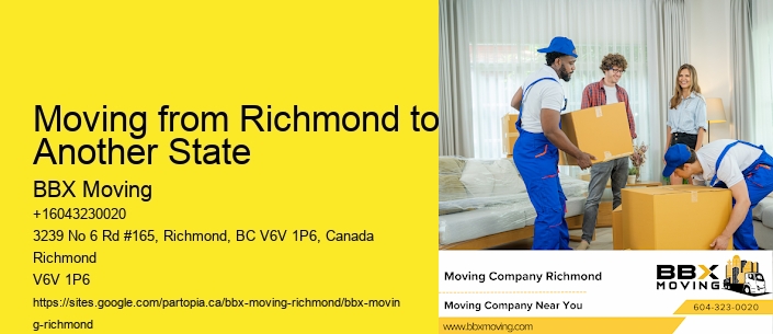 Moving from Richmond to Another State