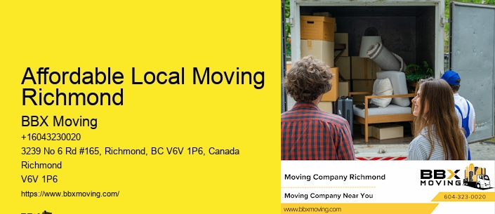 Affordable Local Moving Richmond
