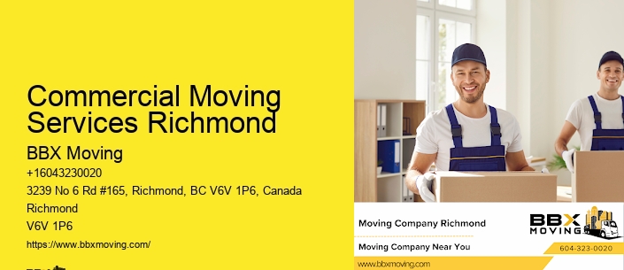 Commercial Moving Services Richmond