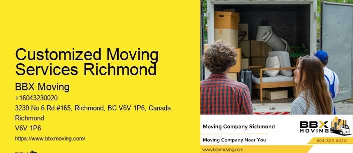 Customized Moving Services Richmond