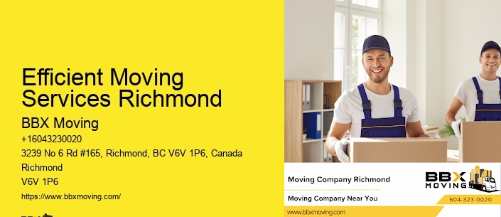 Efficient Moving Services Richmond