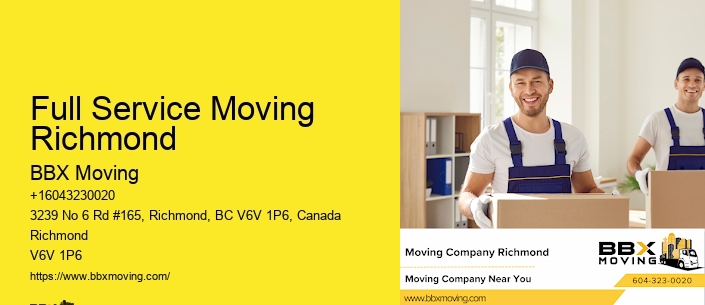 Full Service Moving Richmond