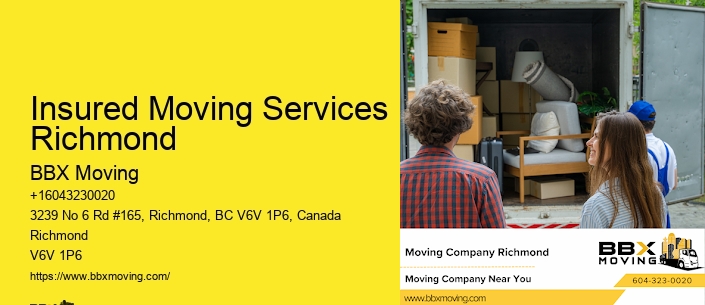 Insured Moving Services Richmond