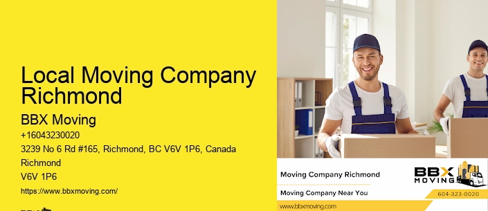 Local Moving Company Richmond