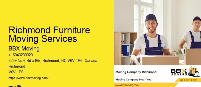 Richmond Furniture Moving Services
