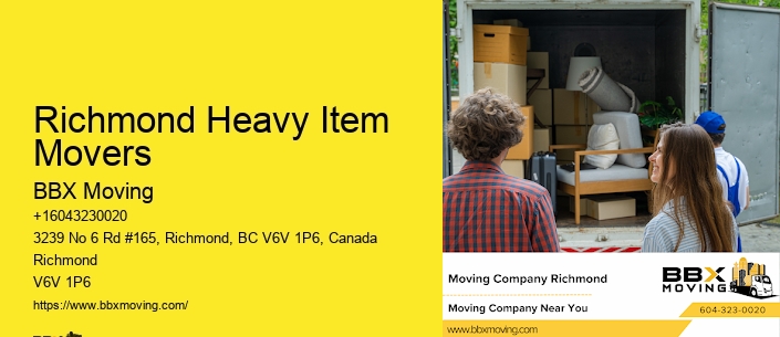 Richmond Heavy Item Movers