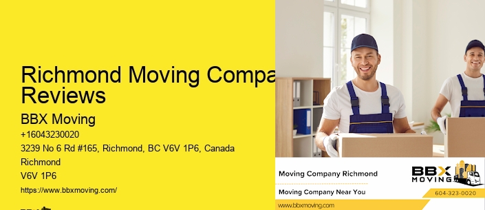 Richmond Moving Company Reviews