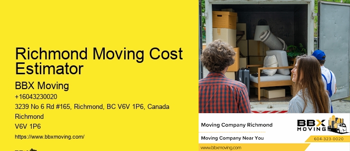 Richmond Moving Cost Estimator