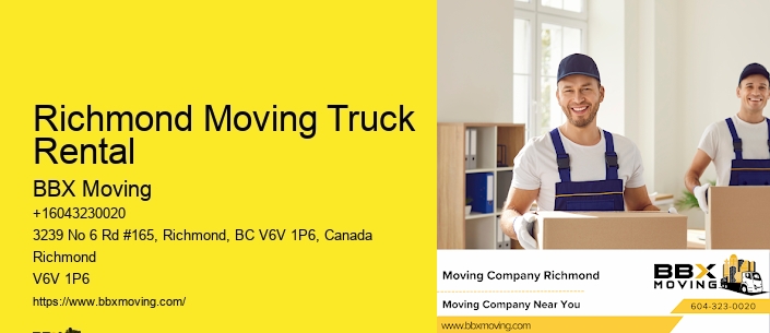 Richmond Moving Truck Rental
