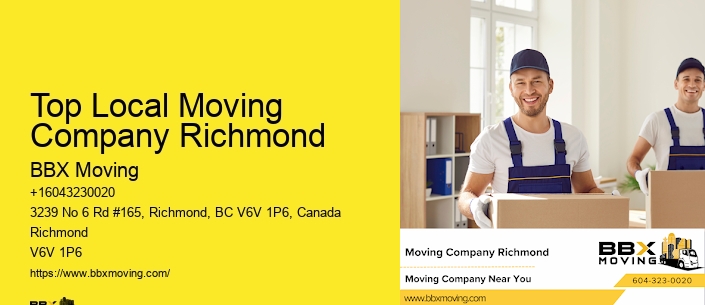 Top Local Moving Company Richmond