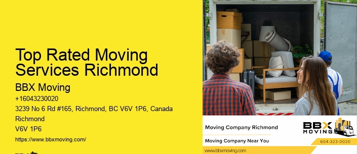 Top Rated Moving Services Richmond