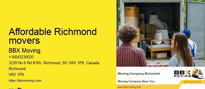 Affordable Richmond movers
